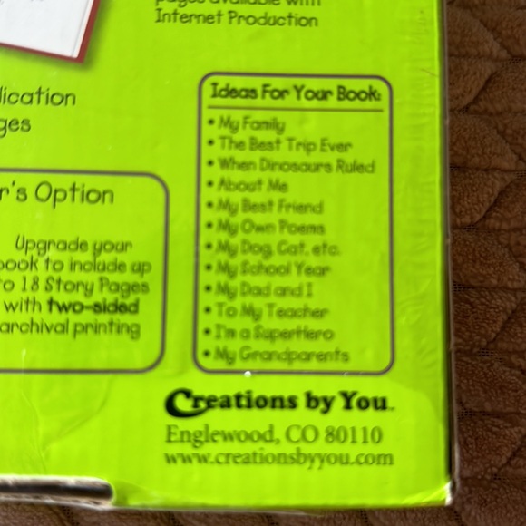 Creations by You Illustory kit publish your own book box sealed all pcs nice - Picture 3 of 12